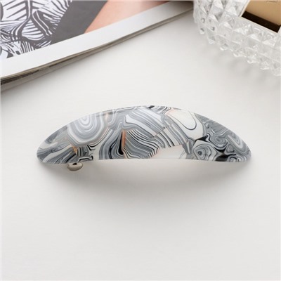 Заколка - автомат для волос «Сильва», блеск размытие, 9 см, МИКС