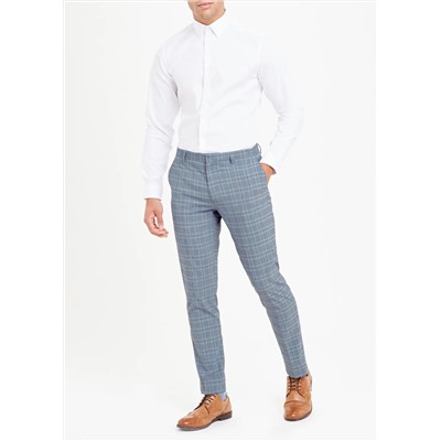 Taylor & Wright Blane Skinny Fit Check Suit Trousers