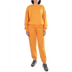 3404/3405 ORANGE Костюм спортивный женский (95% хлопок, 5% эластан)