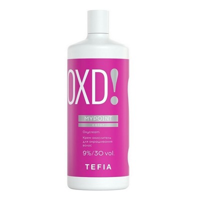 Крем-окислитель для обесцвечивания волос Color Oxycream 9%, TEFIA Mypoint, 900 мл