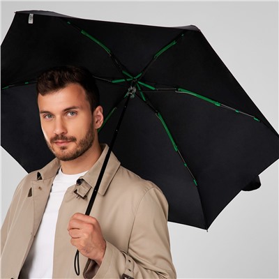 G843-01 Black (Черный) Зонт мужской механика Fulton