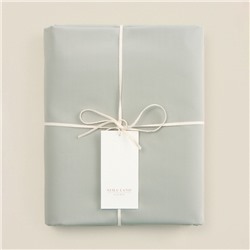 Простыня на резинке 300ТС SL Home Percale 140×200+30 см, олива, 100% хлопок