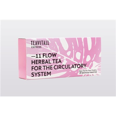 TEAVITALL EXPRESS FLOW 11, 30 ФИЛЬТР-ПАКЕТОВ