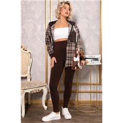 Рубашка Больше чем стиль (коричневая) Б14735-50М