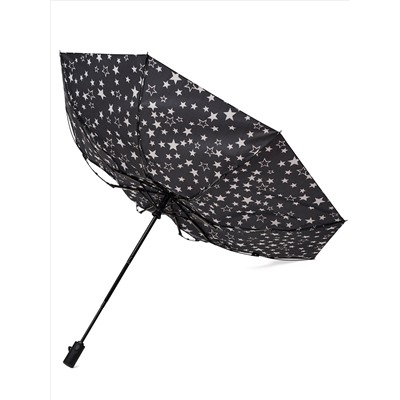 Q25807 (Звезды на черном) Зонт женский автомат Henry Backer