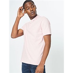 Pink Pique Polo Shirt