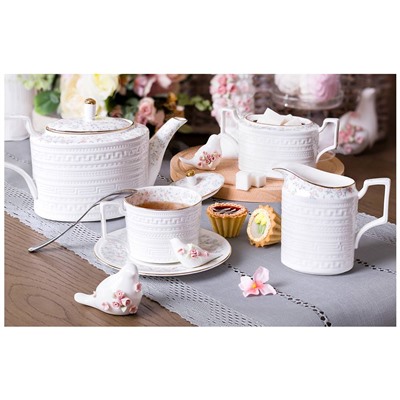 ЧАЙНЫЙ СЕРВИЗ LEFARD "ФАБЬЕН" НА 6 ПЕРСОН 15 ПР. 1100/400/300/280 МЛ (КОР=1НАБ.)