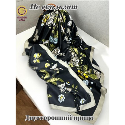 Платок шелковый большой "Парижанка" Арт 2428/33