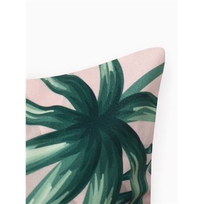 Набор декоративных наволочек Этель "Botanica", 4 шт, 40*40 см, велюр