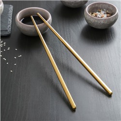 Палочки для суши Bacchette, длина 21 см, золотистые