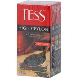 TESS. Classic Collection. HIGH CEYLON (черный) карт.пачка, 25 пак.