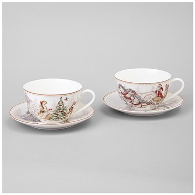 ЧАЙНЫЙ НАБОР LEFARD "МОРОЗКО" НА 2 ПЕР. 4 ПР. 300 МЛ (КОР=12НАБ.)