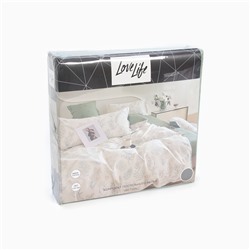 Постельное бельё LoveLife евро "Ветки", 200*217см,225*240см,50*70см-2шт,100%хлопок, сатин, 125г/м²