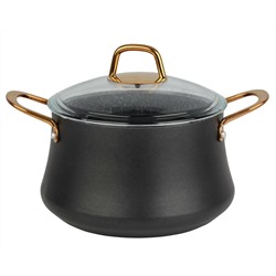 820-029 Кастрюля 6,7л с крышкой 24см ECLIPSE в под.уп.(х4)Алюминий