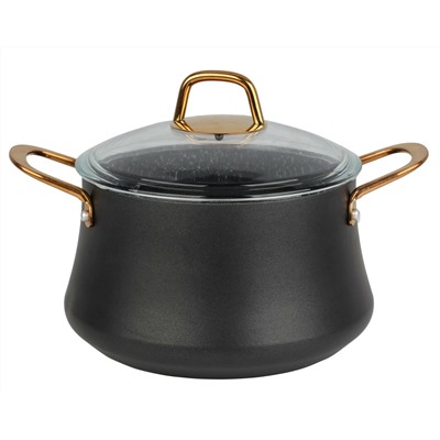 820-029 Кастрюля 6,7л с крышкой 24см ECLIPSE в под.уп.(х4)Алюминий