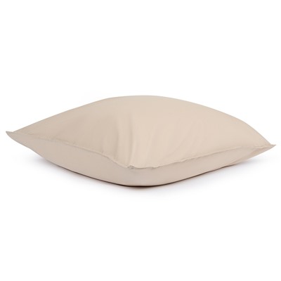 Набор из двух наволочек бежевого цвета из органического стираного хлопка из коллекции Essential, 70х70 см