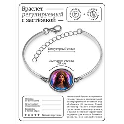 BSI-0166 Браслет металлический Сарасвати