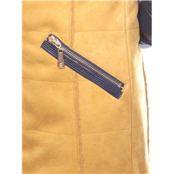 5157 YELLOW Парка женская зимняя (150 гр синтепон, искусственный мех)