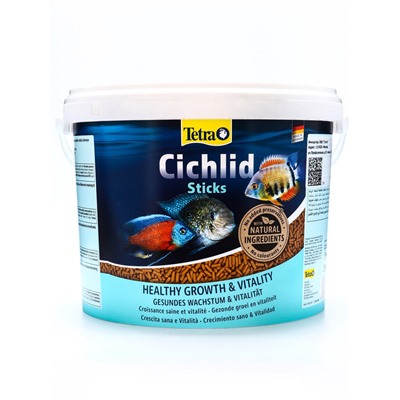 Корм TetraCichlid Sticks для рыб, гранулы, 10 л. 2,9 кг