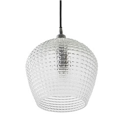 Светильник подвесной Aurora, Ø24 см, прозрачный