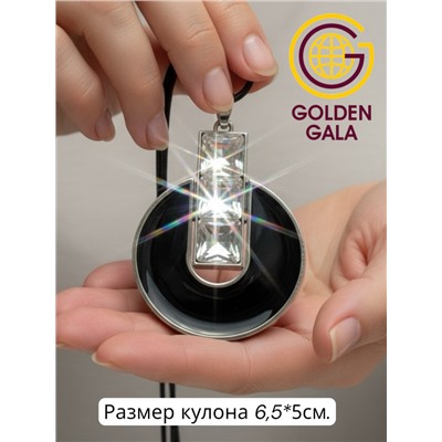 Кулон на кожаном шнурке "Женская грация" Арт КШ2130/26