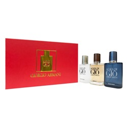 Парфюмированный набор Giorgio Armani Aqua Di Gio 3х30 ml