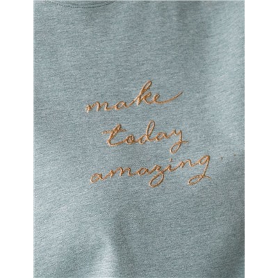 Платье из премиального хлопка с авторским принтом