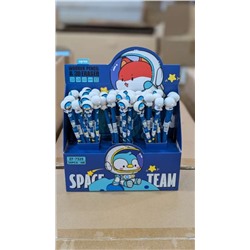 Карандаш "Cute astronauts" c ластиком, mix, шоу-бокс 36 шт.