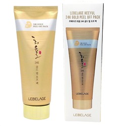 Lebelage Уценка Маска-пленка для лица с экстрактом золота / Heeyul 24K Gold Peel Off Pack, 150 мл