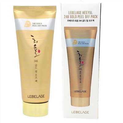 Lebelage Уценка Маска-пленка для лица с экстрактом золота / Heeyul 24K Gold Peel Off Pack, 150 мл