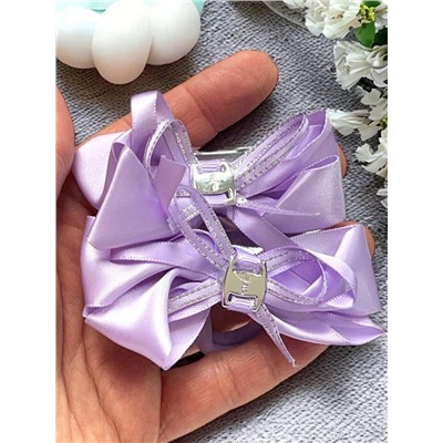 Бантики на эластичной резинке Корея 6 пар (12 шт) Арт 1