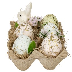 GAEM Изделие декоративное "Пасхальная композиция", L14,5 W10 H9,5 см