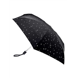 L501-4409 GlitterStarsblack (Блестящие звезды) Зонт женский механика Fulton