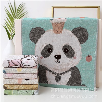 Japanese retro towel, handkerchief, with embroidery