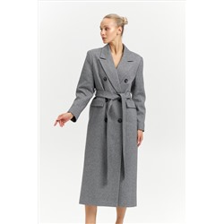 Пальто женское демисезонное 26326 (пепельный/ёлочка)