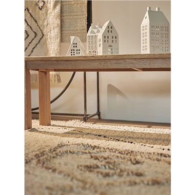 Ковер из джута и переработанного хлопка Kolkata из коллекции Ethnic, 160х230см