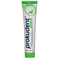 Prokudent Krauter Зубная паста от кариеса с экстрактом шалфея и ромашки, 125 г
