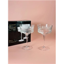 200-135 Набор из 2 креманок 300мл в под.уп.(х24)Стекло