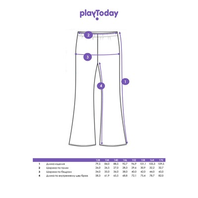 Брюки для девочки