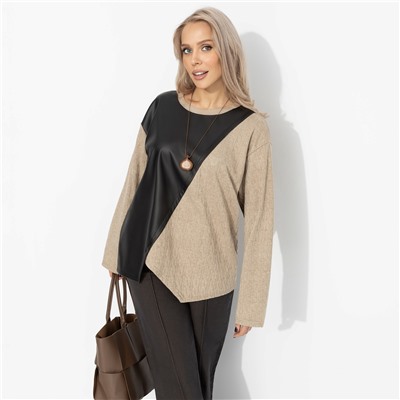 Лонгслив с асимметричным низом, Сердце к сердцу