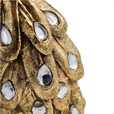 ФИГУРКА "ПАВЛИН" 11*13*25 СМ. СЕРИЯ "МАХАРАДЖИ" (КОР=12ШТ.)