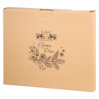 БЛЮДО СЕРВИРОВОЧНОЕ "GREEN PINE" 29*23*2,5 СМ