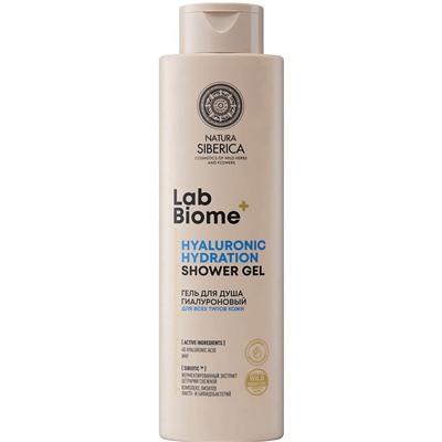 LAB Biome+ Гель для душа «Гиалуроновый» для всех типов кожи, 500 мл