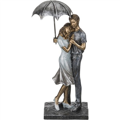 СТАТУЭТКА "ВЛЮБЛЕННЫЕ" СЕРИЯ "ФЬЮЖН" 11*11*28 СМ. (КОР=8ШТ.)