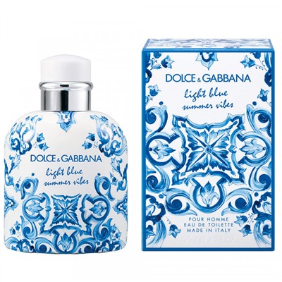 EU Dolce & Gabbana Light Blue Summer Vibes edt Pour Homme 125 ml