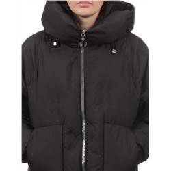 305 BLACK Пальто зимнее стеганое женское (200 гр. холлофайбер)