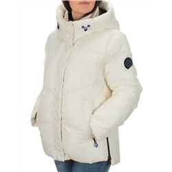 21069 WHITE Куртка зимняя женская Flance Rose (200 гр. холлофайбер)