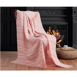 Накидка на Диван 170x220 см. 100% Хлопок Keten Desibel Pudra