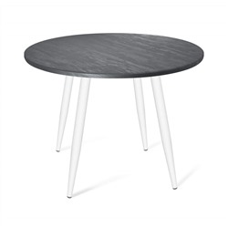 Стол SHT-TU104/TT 90 МДФ
                        белый муар / каменный угольь