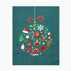 Полотенце DomoVita «Волшебные истории», (Вид 2), 45×60 см, рогожка 170 г/м, хлопок100%